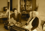 Dr. Francesca Cassio and Smt. Girija Devi during a class in Kolkata, 2006
