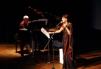with Ugo Bonessi performing in New Delhi the repertoir of Rabindra Sangeet