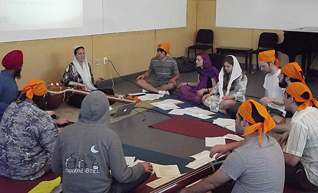 A Sikh Musicology class - Hofstra University
