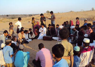 Barnawa desert with the Langa community