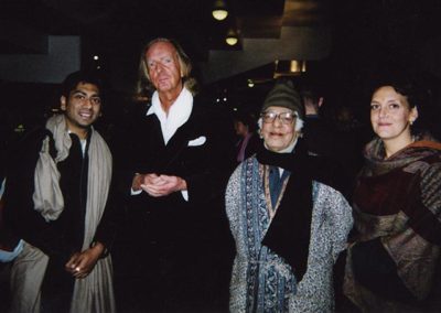 Dr. Francesca Cassio with Talvin Singh and RF Dagar in London